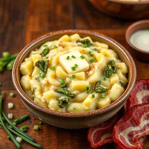 Colcannon - Creamy Irish Mash Potato Dish Recipe